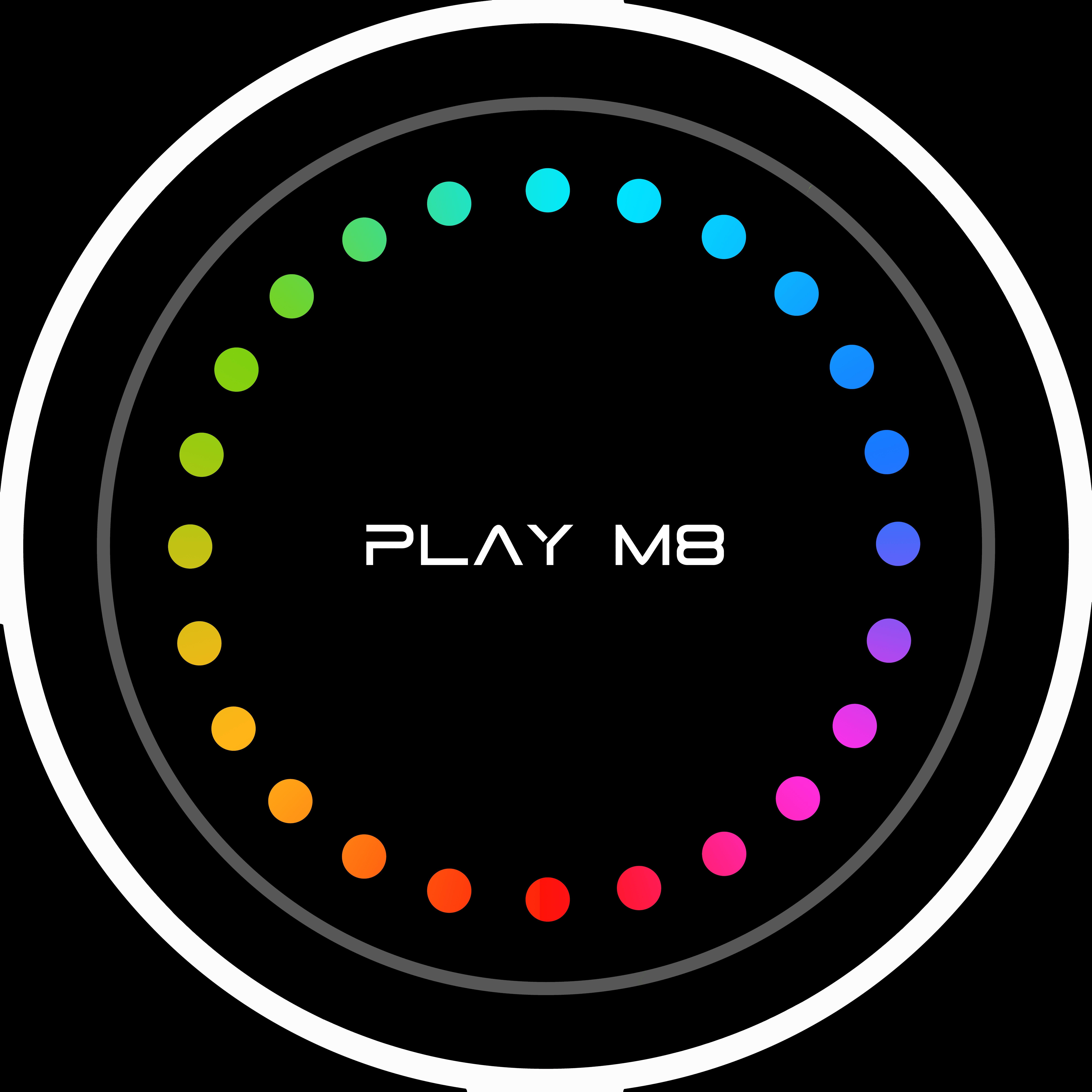 Play M8 Gaming Carpet MultiColor — gaming tæppe farver